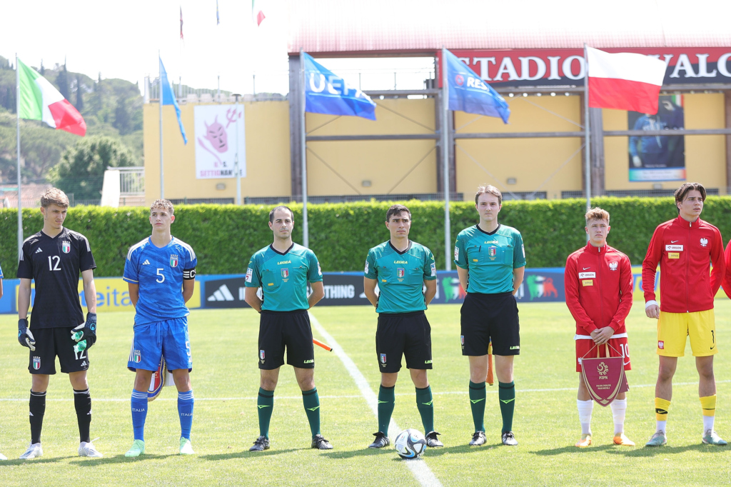 Sammy Dudek U-15 Włochy-Polska 3:1 / fot. figc.it